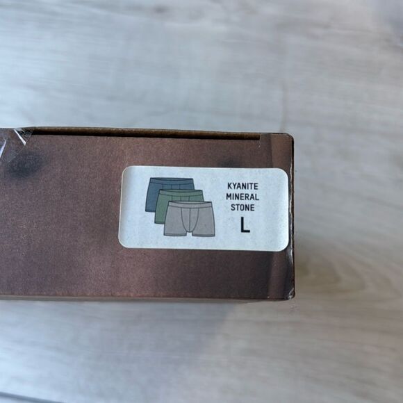 Skims Cotton 3” Inseam Boxer Brief Stone Multi Kyanite/Mineral/Stone NWT in box - Picture 6 of 8